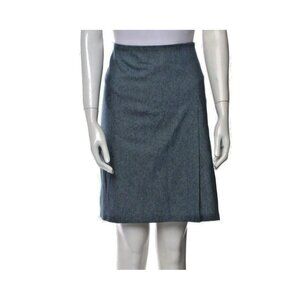 Ulla Johnson Blue Skirt – Size 10 – Medium Wash‎ – Zip Closure – Designer Fit